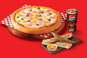 3in1 Combo : Spicy Corn, Onion & Chilli Pizza