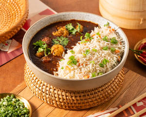 Veg Manchurian Rice Bowl