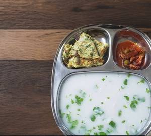 Healthy Pakhala Soru with Egg