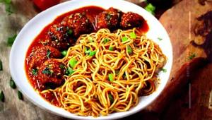 Chicken Manchurian Noodles
