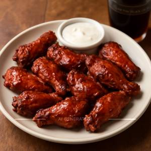 Barbeque Chicken Wings (12 Pcs)