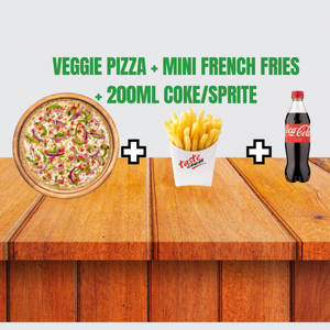 7' Veggie Pizza Combo
