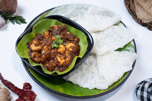 Neerdosa(3) + Prawns Ghee Roast