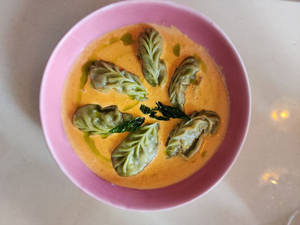 Thai Curried Dumplings [ Veg Dimsum  (Green / Red)