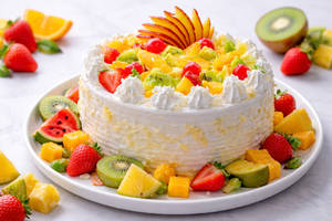 White Forest Fruit Cake