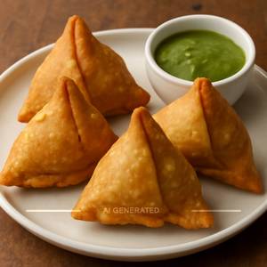 Pure Ghee Samosa 4 Pieces]