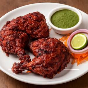 Schezwan Chicken Tandoori (Half)                                       