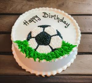 Football Theme Birthday Chocolate Truffle Cake