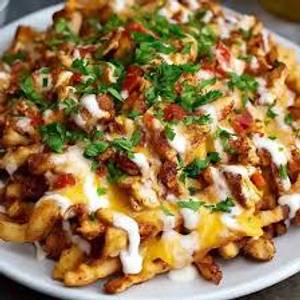 Veggie loaded fries