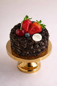 Strawberry Belgium Chocolate Cake 500g