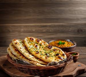 Stuffed Naan with Amul Butter
