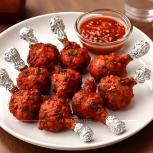 Chicken Schezwan Lollipop [8 Pieces]                                       