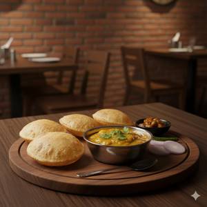 Poori Bhaji [4 Pieces]