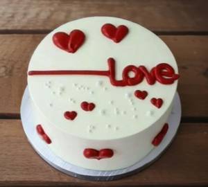 Valentine's Premium Mango Vanilla Cake