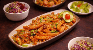 Honey Chilly Potatoes