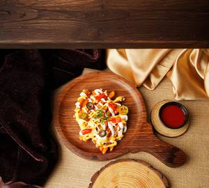 Sizzling italian fries what try
