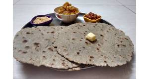 Bajra Amul Butter Tawa Roti