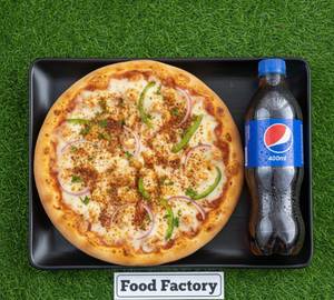 Peri Peri Pizza [8 Inches] & Pepsi Soft Beverage [400 Ml]