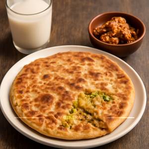 Aloo Pratha With Pickle