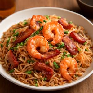 Lings Rice Supreme With Prawn And Bacon