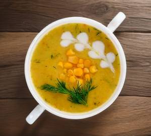Veg sweet corn soup