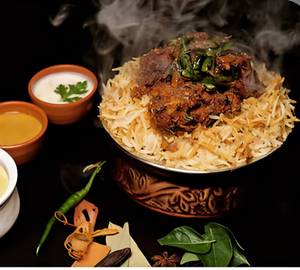 Chicken Fry Piece Pulao Single