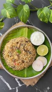 Gongura mushroom biryani