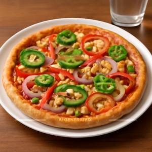 Veg. paradiese pizza