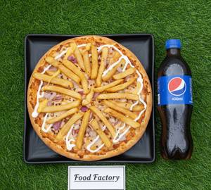 Loaded Fries Pizza [8 Inches] & Pepsi [400 Ml]