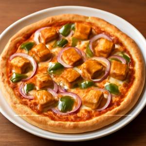 Paneer makhani pizza