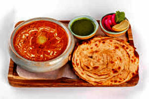 Dal Makhani With Laccha Paratha