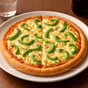 Double Cheese Capsicum Pizza [Regular]
