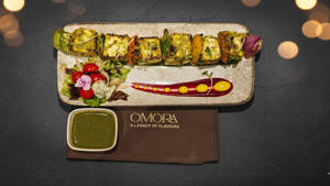 Thai Green Paneer Tikka
