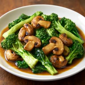 Stir Fried Pakchoy,Brocoli Mushroom