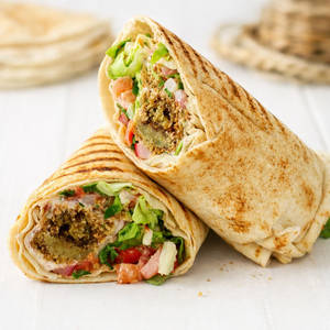 Grilled Falafel Tortilla Wrap - Roll