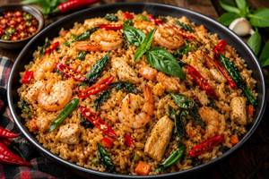 Non Veg Thai Chilli Basil Fried Rice