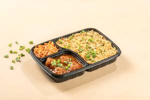 Manchurian Gravy + Veg Fried Rice