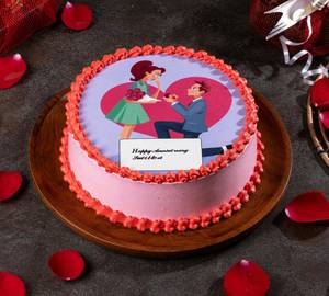 Propose Photo Cake (500Gm)