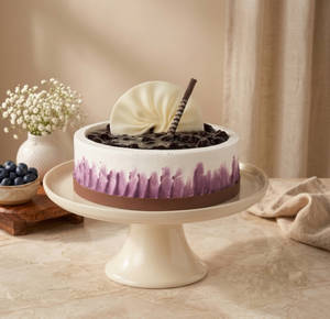 Eggless Blueberry Cake