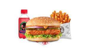 Big Crispy Chicken Burger Gulaabo Meal