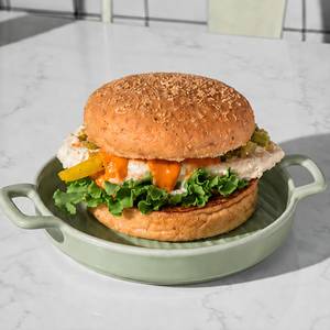 Gyro Protein Chicken Burger