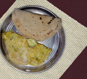 2 Tawa Roti With Egg Omelette [1 Plate]