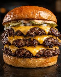 Triple Smash Burger