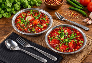 Chilli Paneer + Veg Manchurian(300 Ml+300ml)