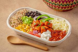 Soya Chaap Mexican Bowl