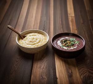Healthy Breakfast ( Millet Porridge With Ragi Soup