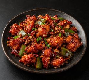 Schezwan chicken [dry] [6 pieces]