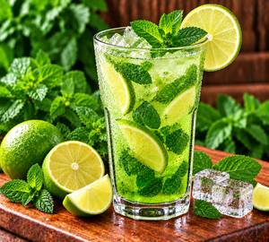 Green mint mojito