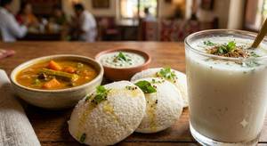 Mini Idli 18Pc  With Butter Milk
