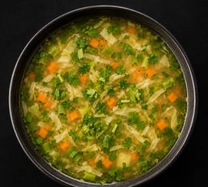 Veg lemon coriander soup